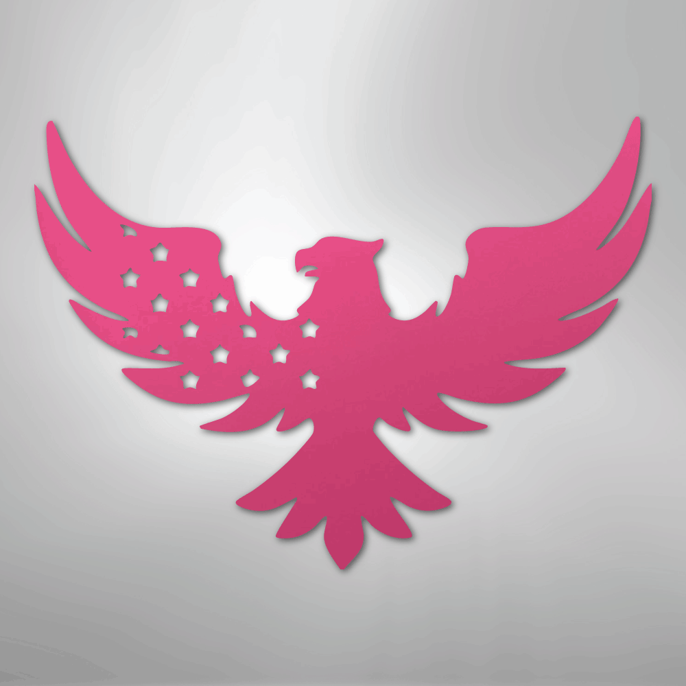 Patriotic Eagle - Steel Sign
