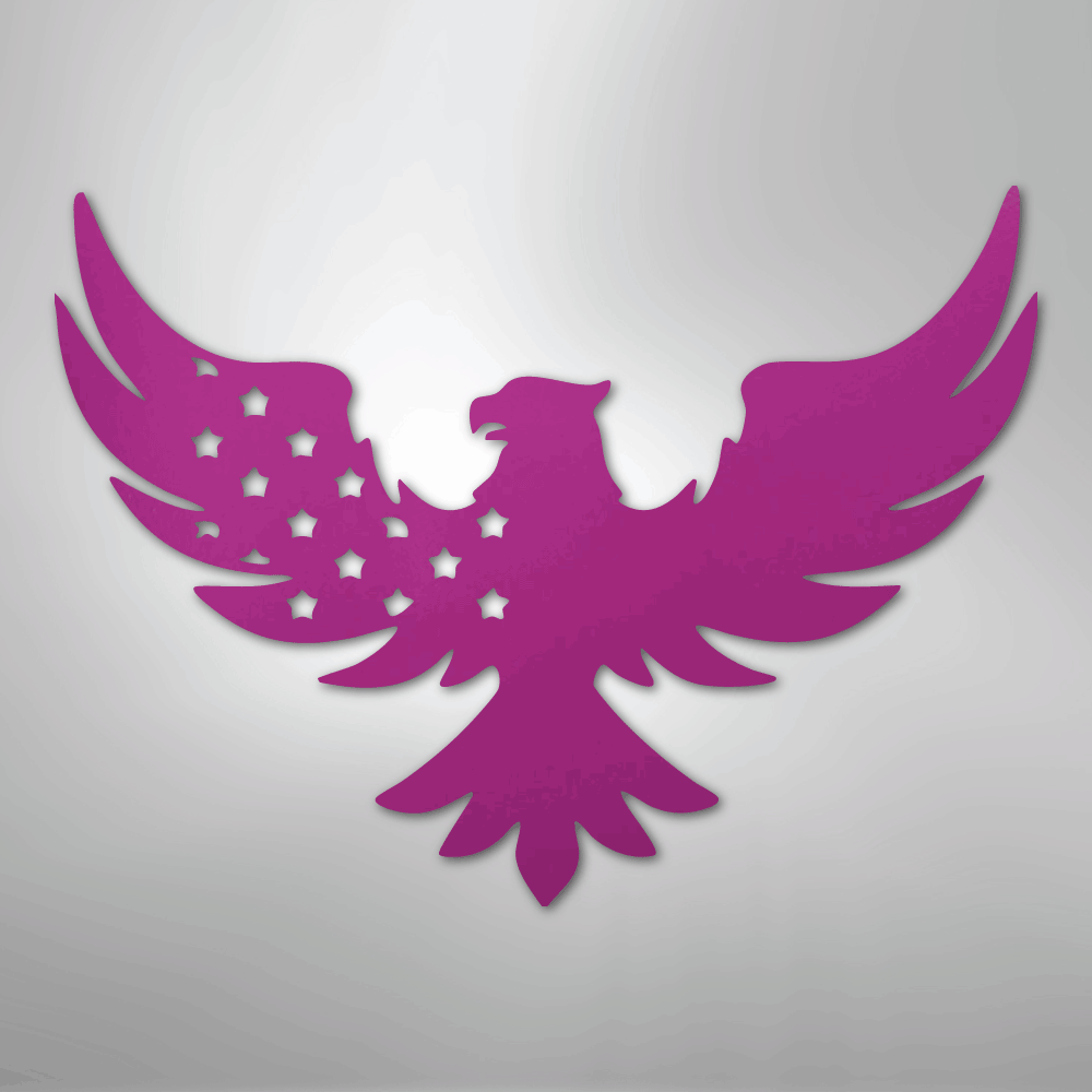 Patriotic Eagle - Steel Sign