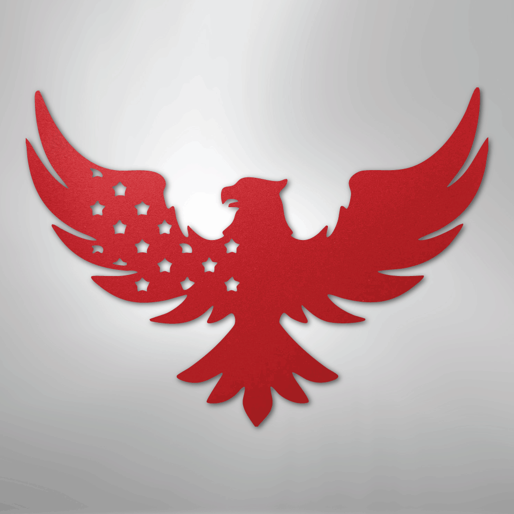 Patriotic Eagle - Steel Sign