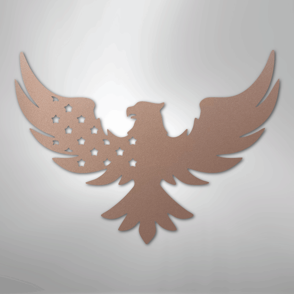 Patriotic Eagle - Steel Sign
