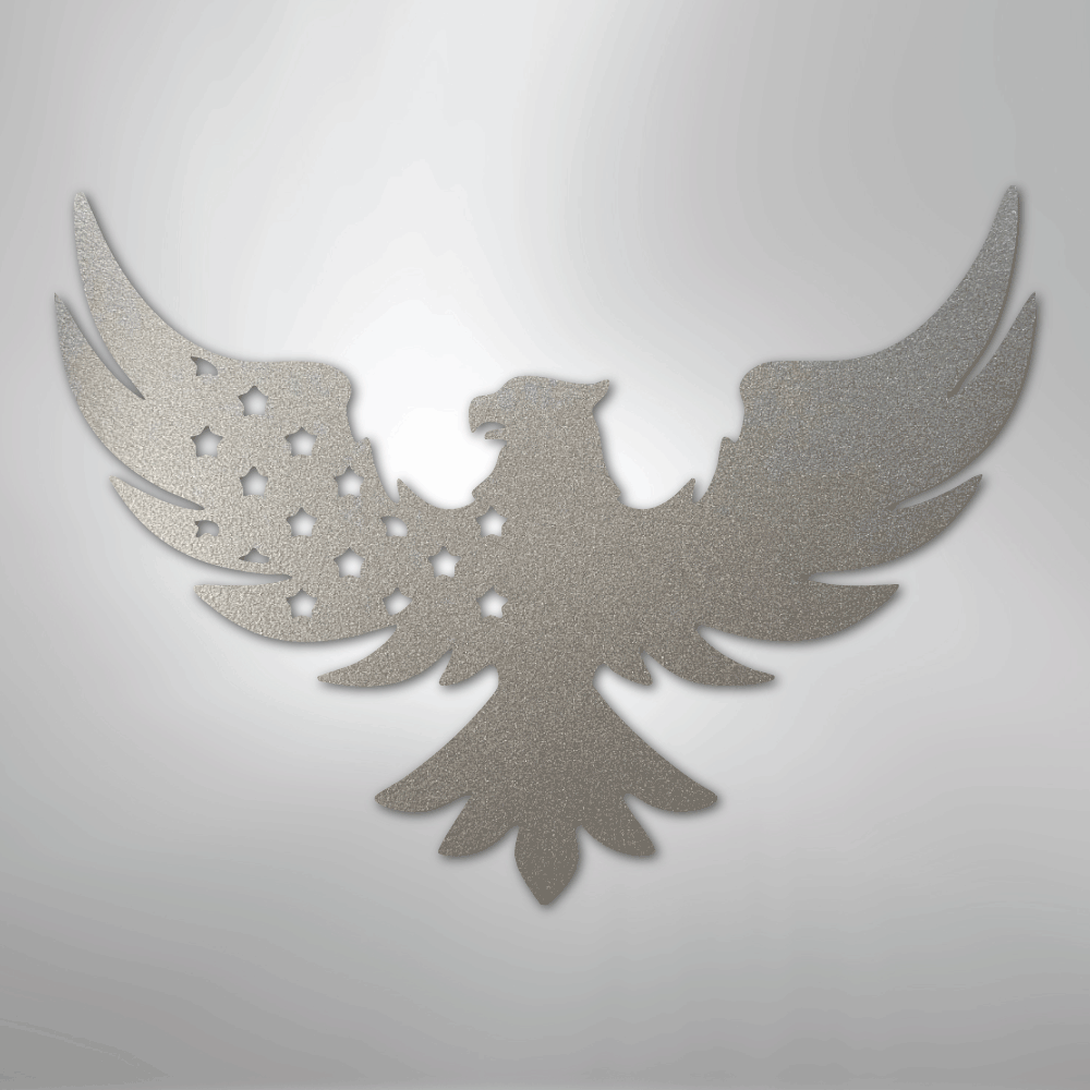 Patriotic Eagle - Steel Sign