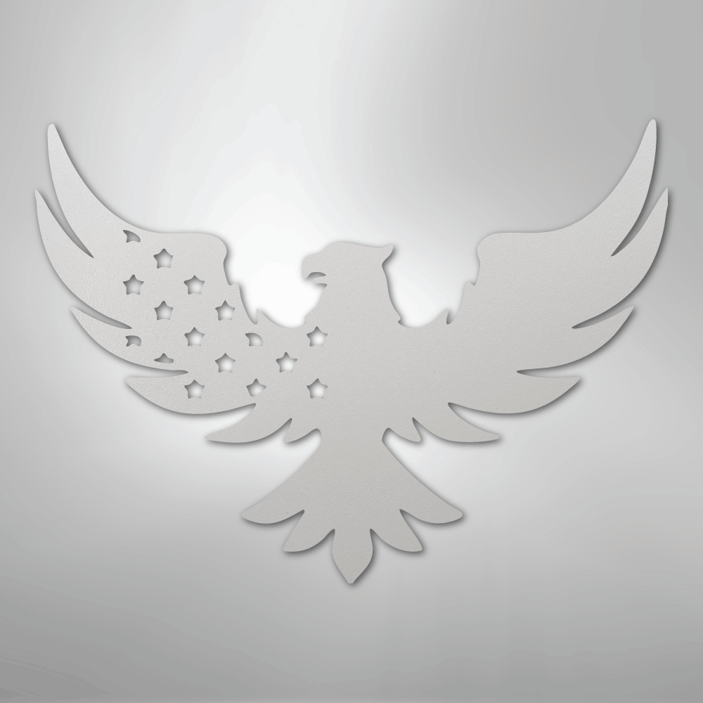 Patriotic Eagle - Steel Sign