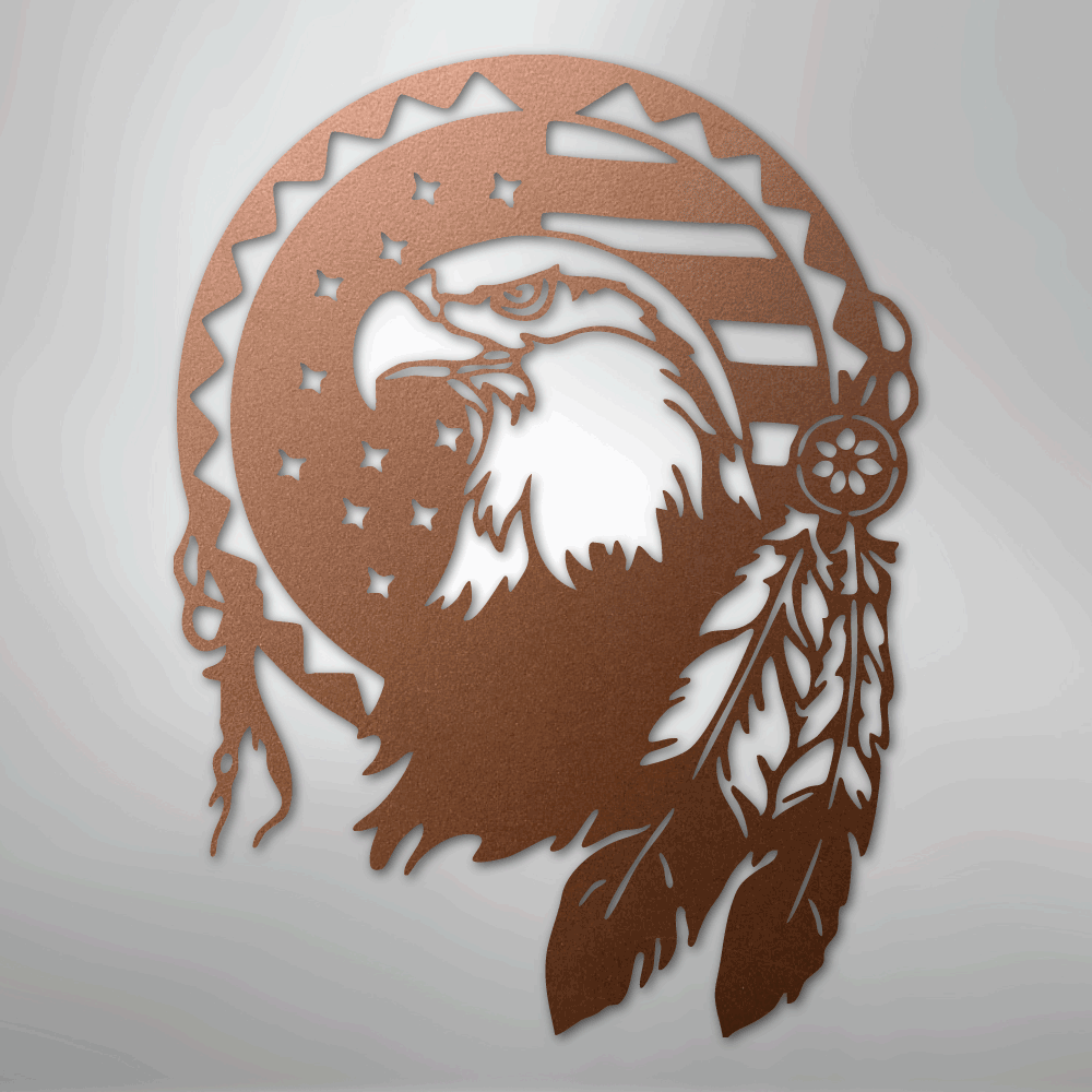 Native Eagle - Steel Sign