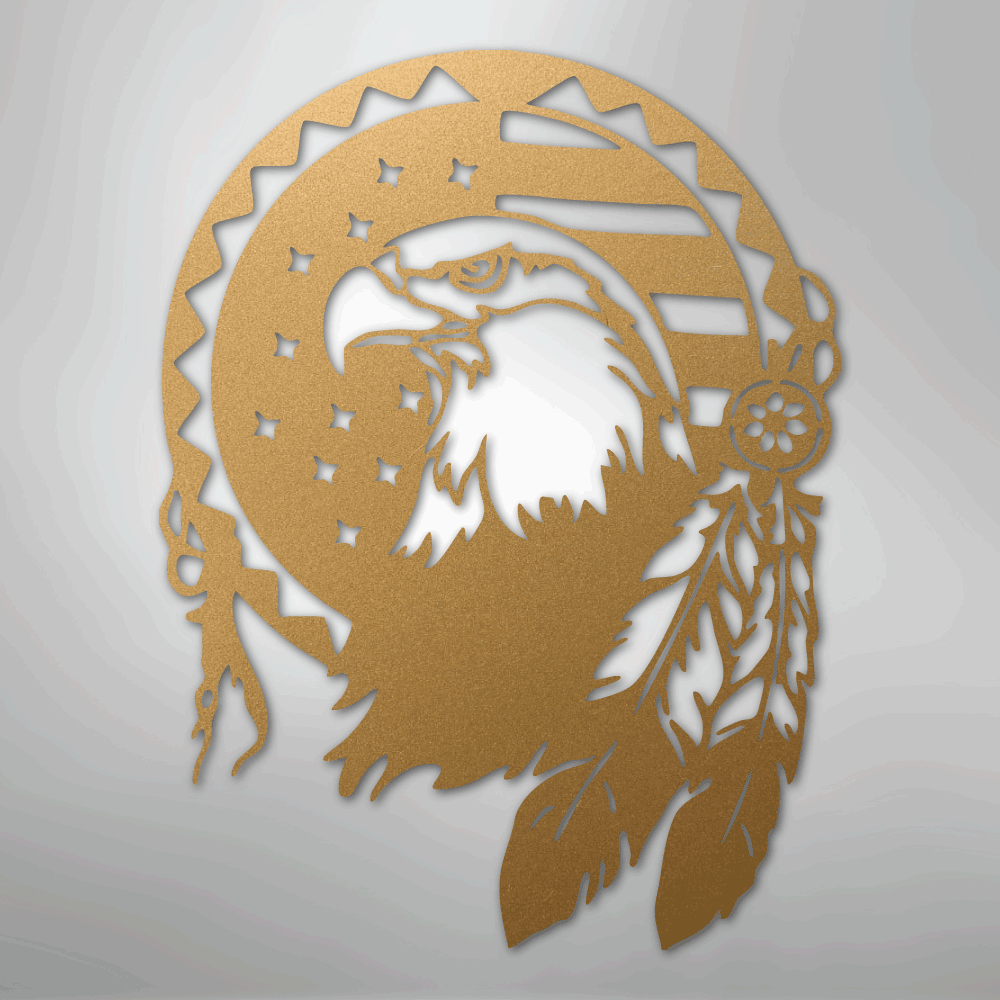Native Eagle - Steel Sign
