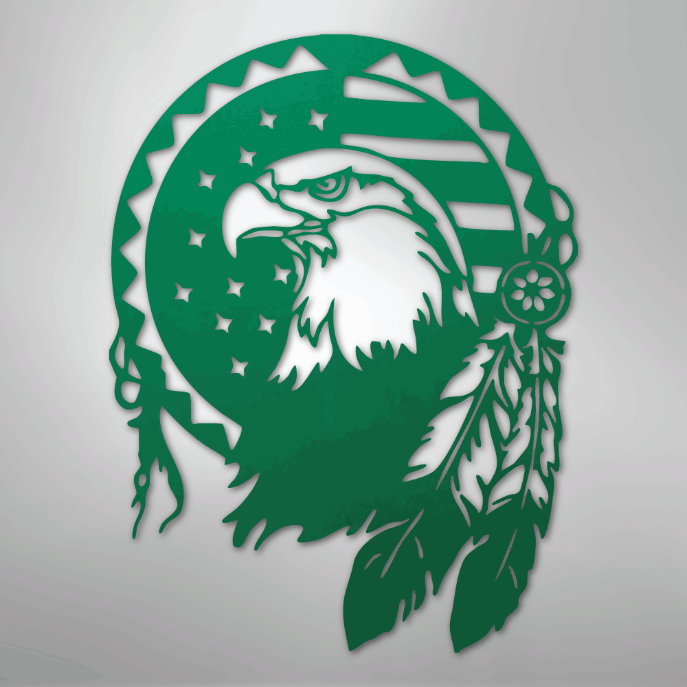 Native Eagle - Steel Sign