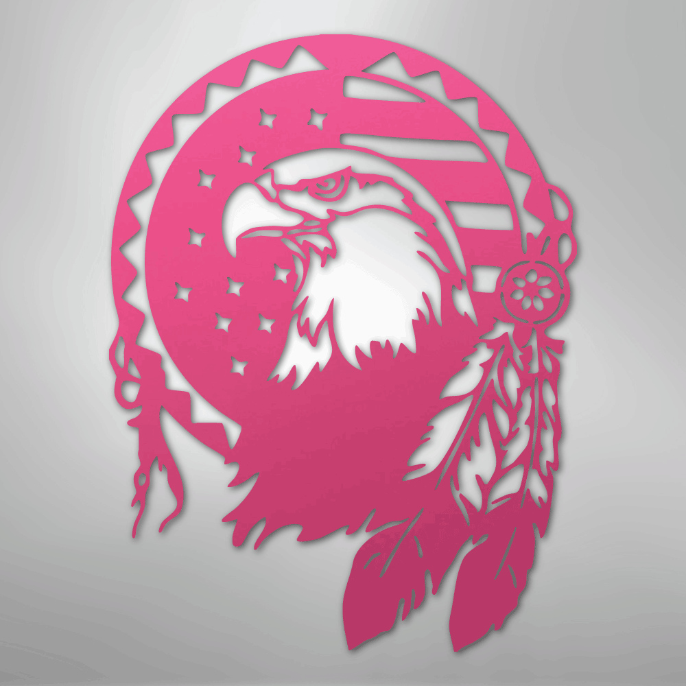 Native Eagle - Steel Sign