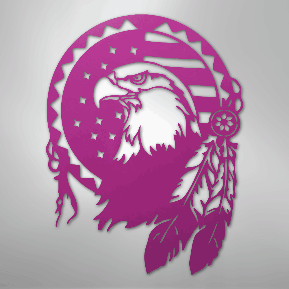 Native Eagle - Steel Sign