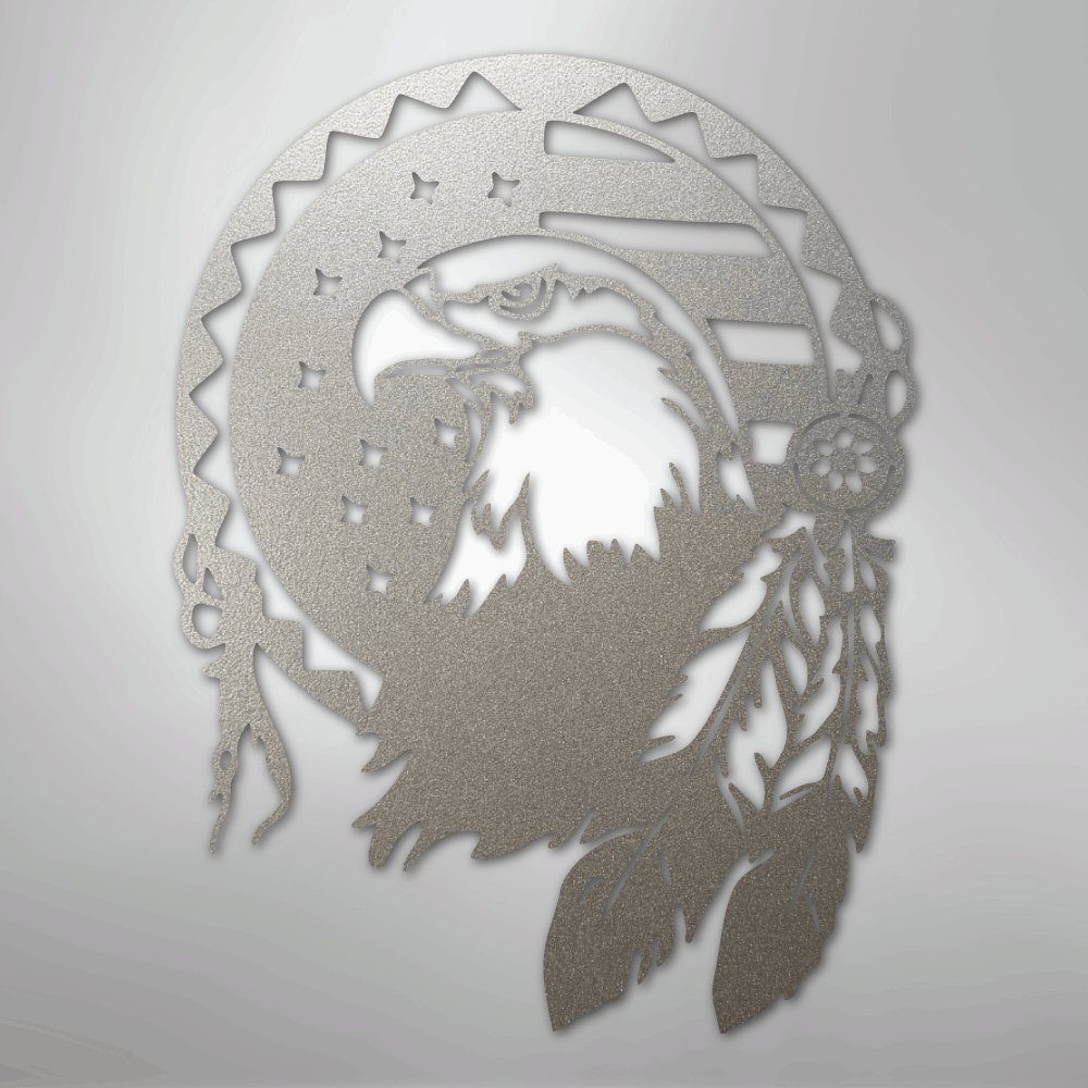 Native Eagle - Steel Sign