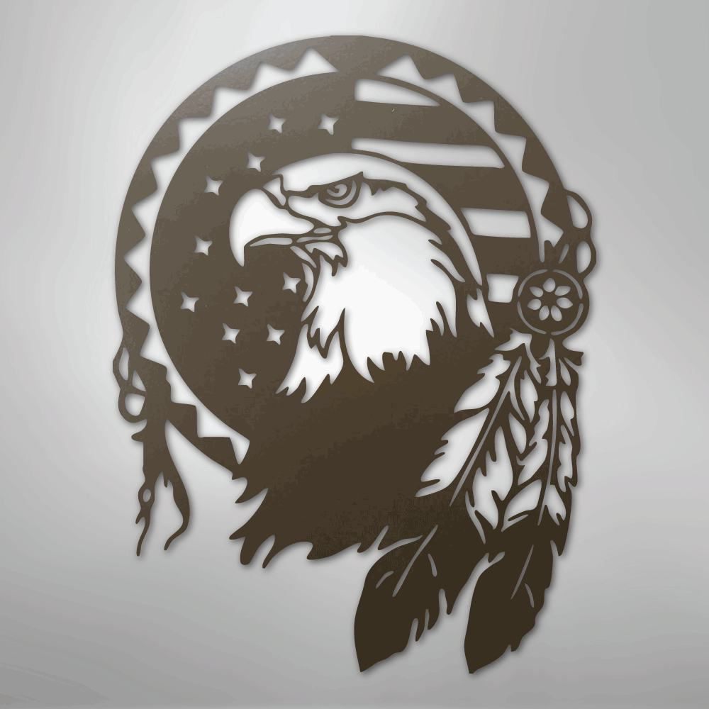 Native Eagle - Steel Sign