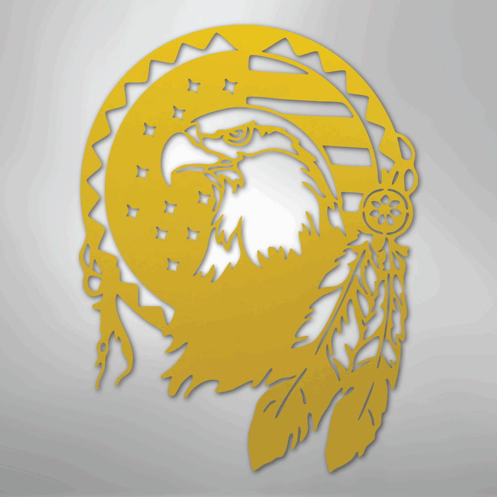 Native Eagle - Steel Sign