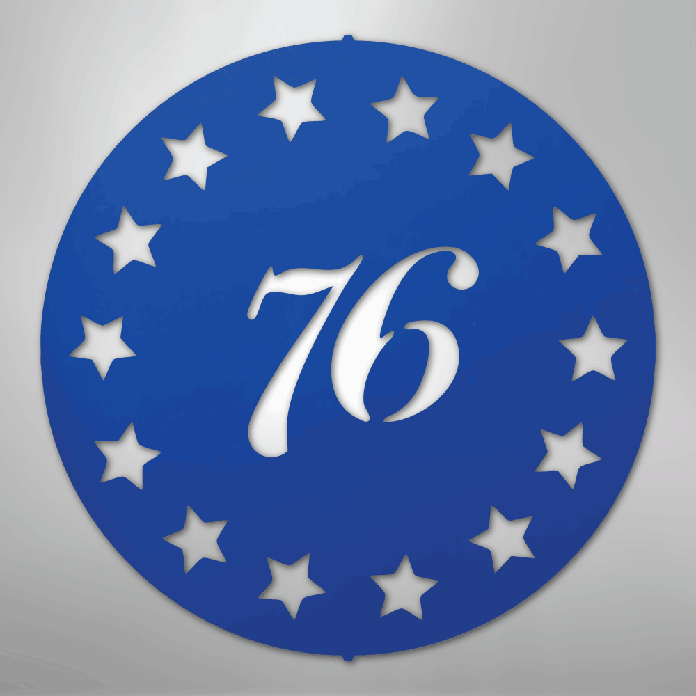 Old School 76 - Steel Sign