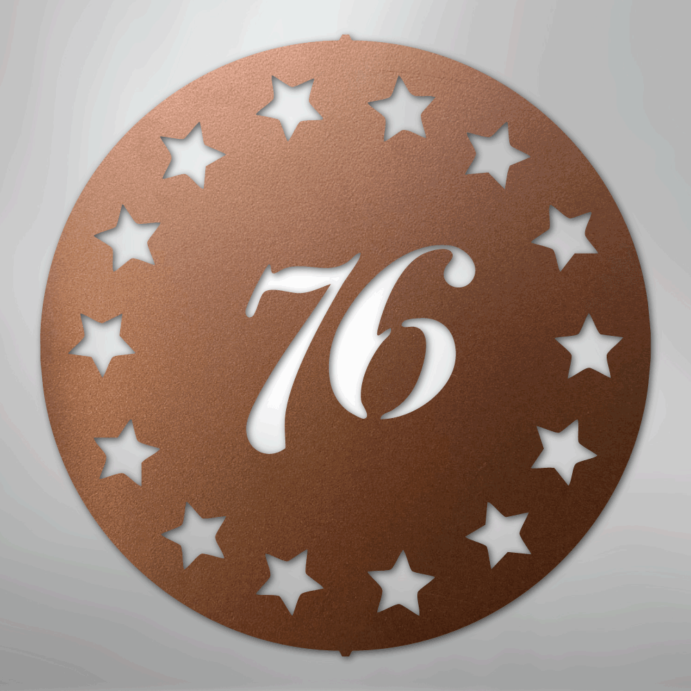Old School 76 - Steel Sign