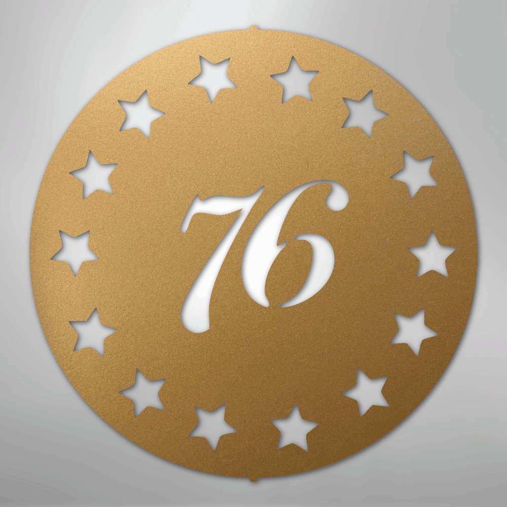 Old School 76 - Steel Sign