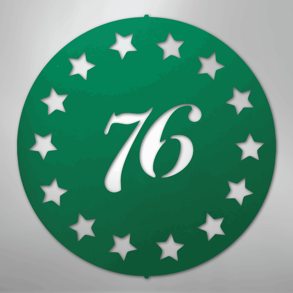 Old School 76 - Steel Sign