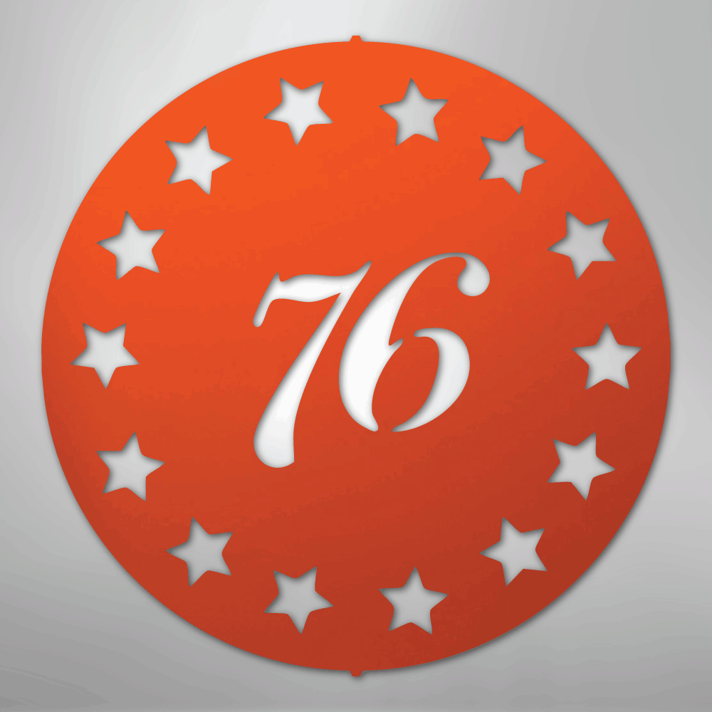 Old School 76 - Steel Sign