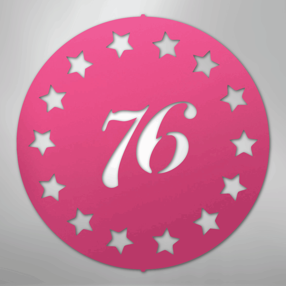 Old School 76 - Steel Sign