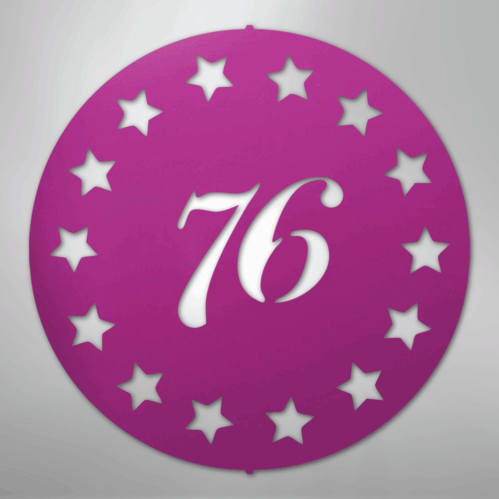 Old School 76 - Steel Sign