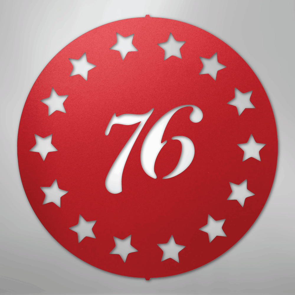 Old School 76 - Steel Sign