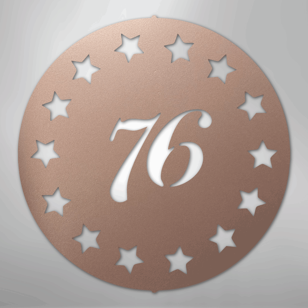 Old School 76 - Steel Sign