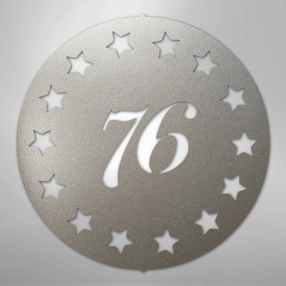 Old School 76 - Steel Sign