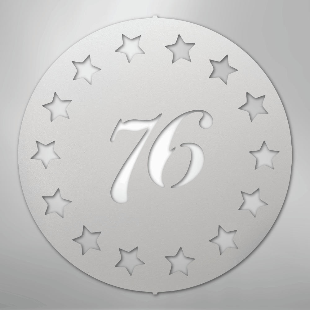 Old School 76 - Steel Sign