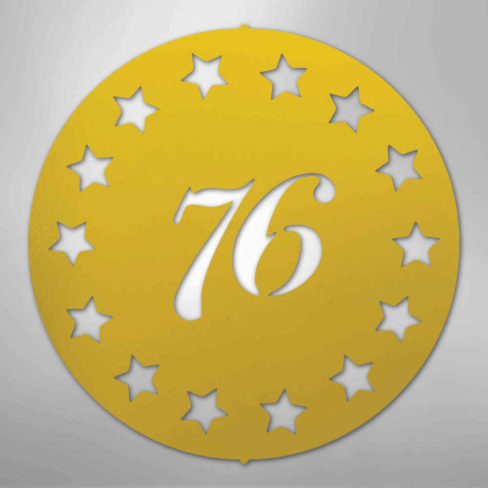Old School 76 - Steel Sign