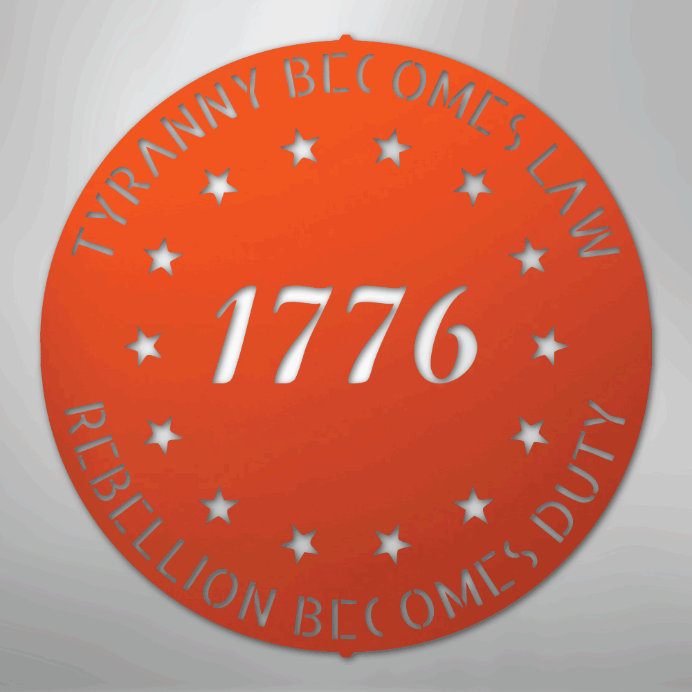 Old School 76 Monogram - Steel Sign