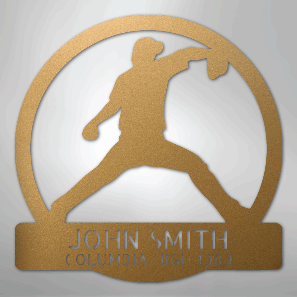 Pitch Perfect Monogram - Metal Sign