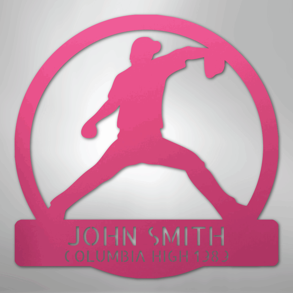 Pitch Perfect Monogram - Metal Sign