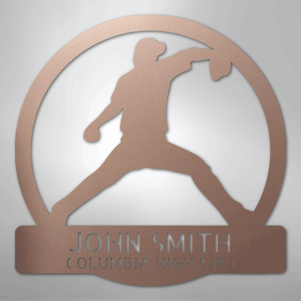 Pitch Perfect Monogram - Metal Sign