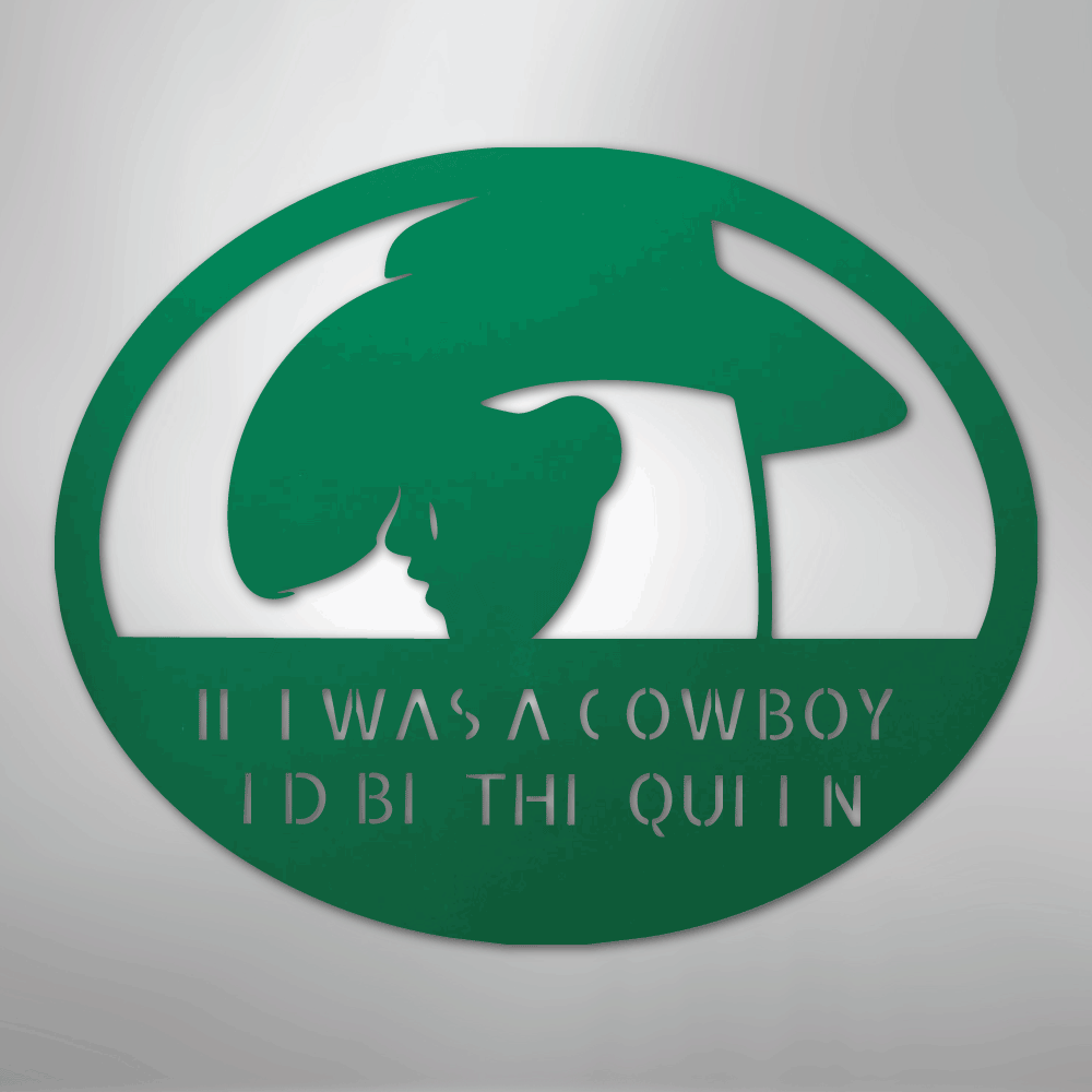 Custom Cowgirl - Metal Sign