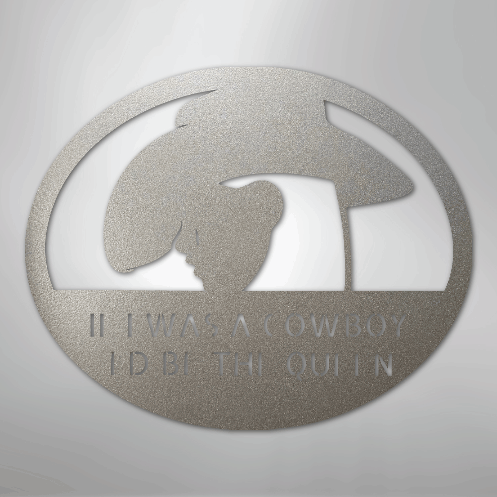 Custom Cowgirl - Metal Sign