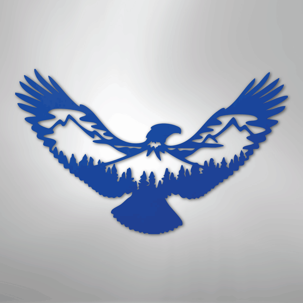 Eagle Scene Metal Art