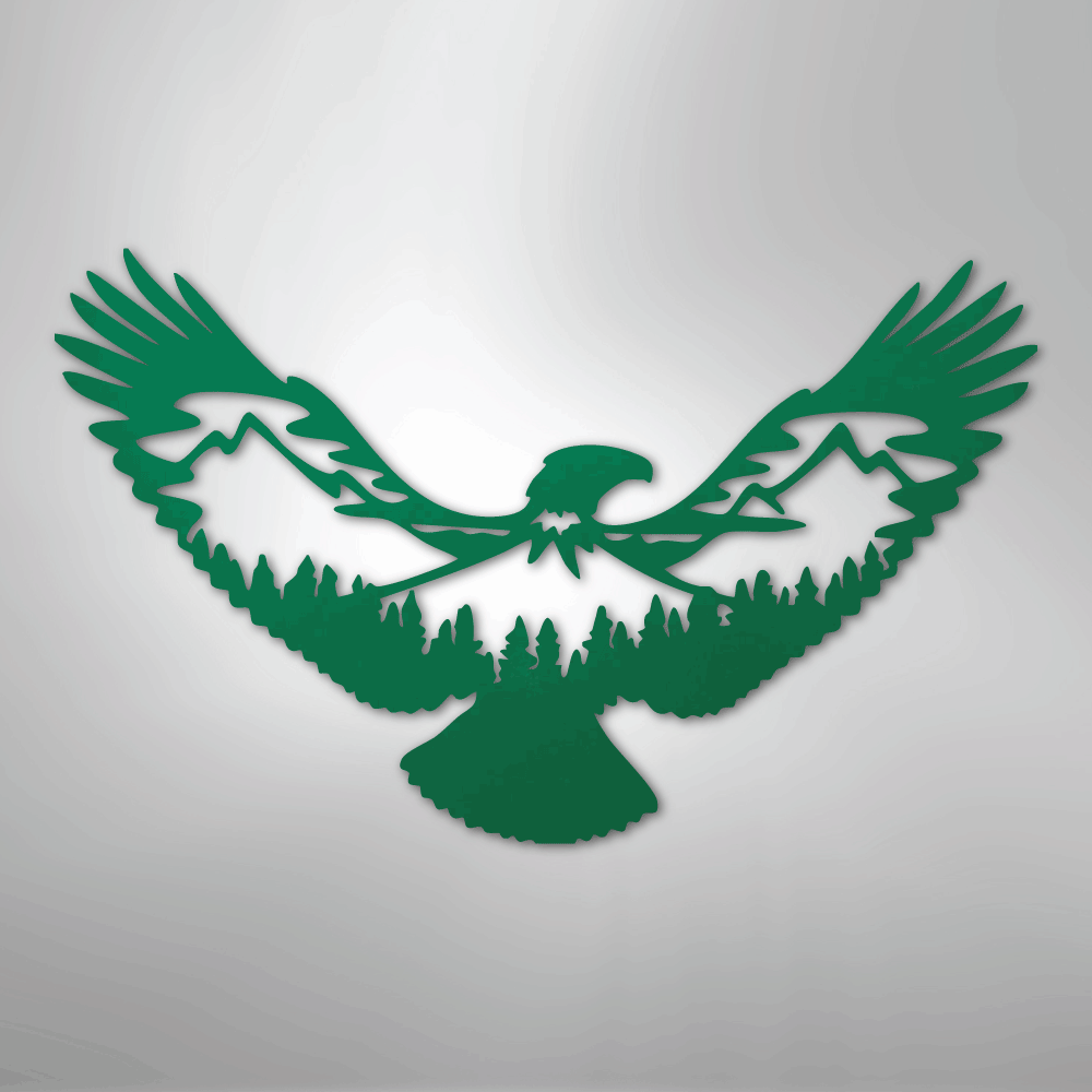 Eagle Scene Metal Art