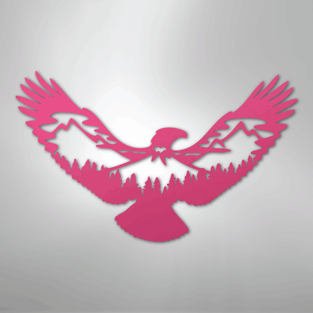 Eagle Scene Metal Art
