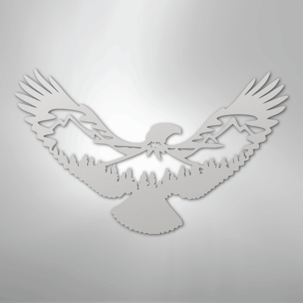 Eagle Scene Metal Art