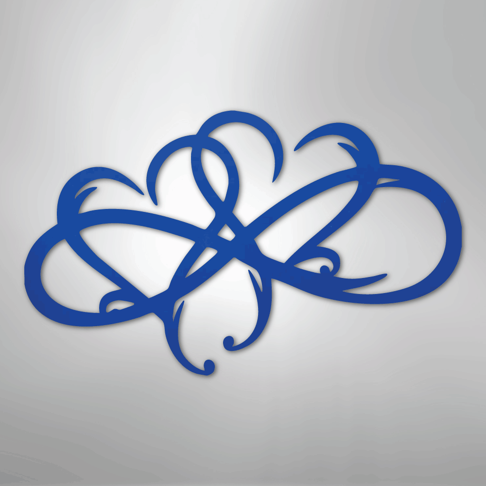 New Infinity Hearts - Steel Sign
