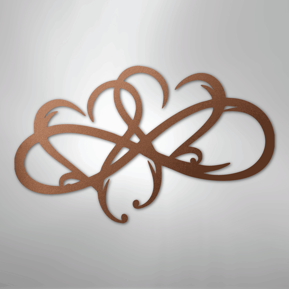 New Infinity Hearts - Steel Sign
