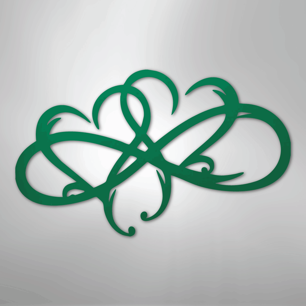 New Infinity Hearts - Steel Sign