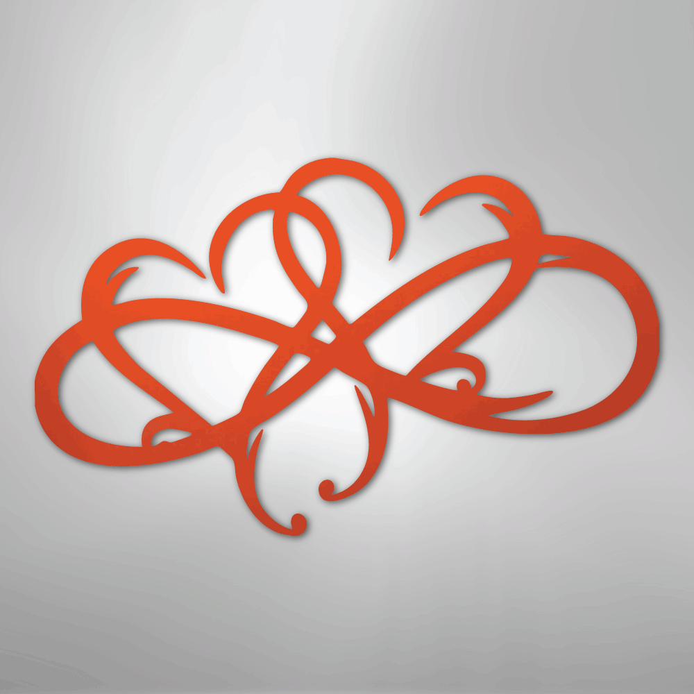 New Infinity Hearts - Steel Sign