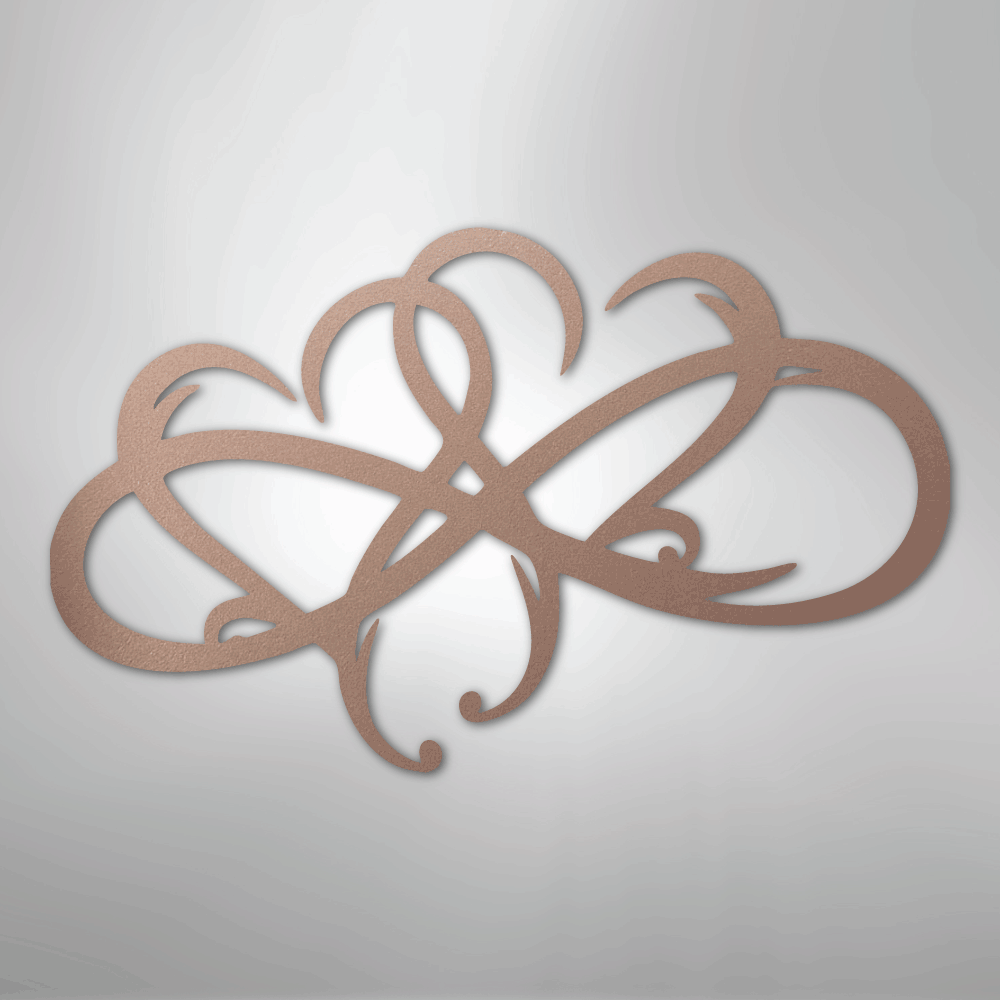 New Infinity Hearts - Steel Sign