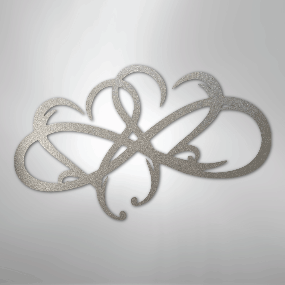 New Infinity Hearts - Steel Sign