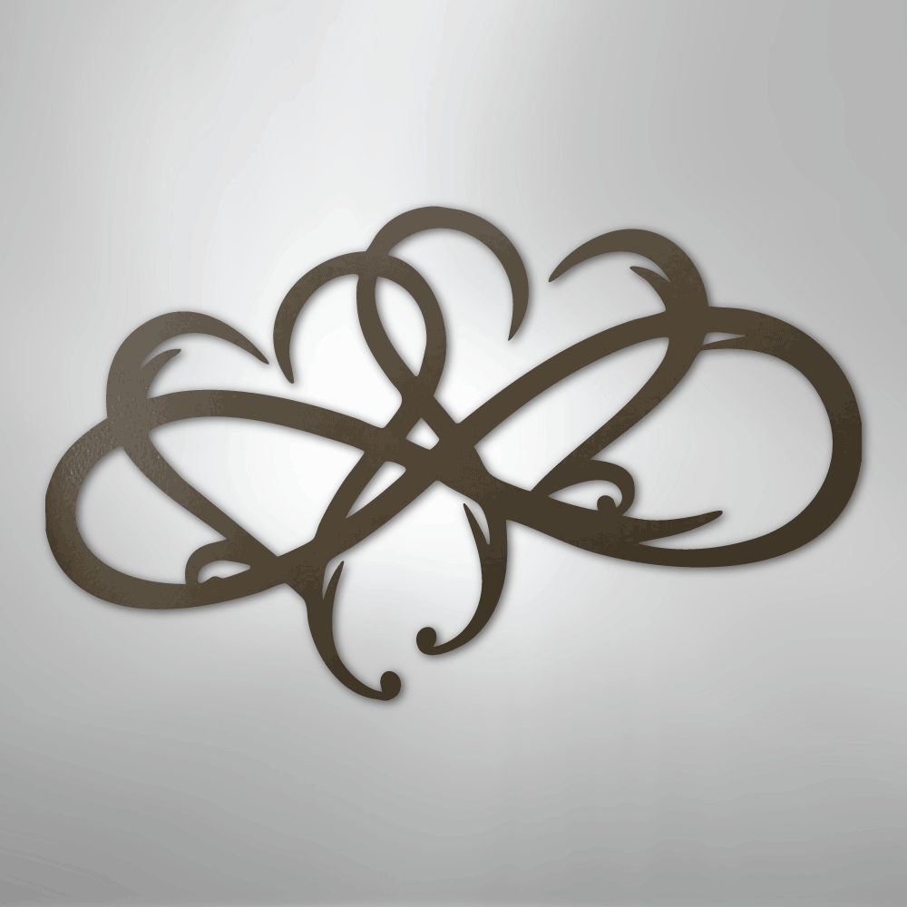 New Infinity Hearts - Steel Sign