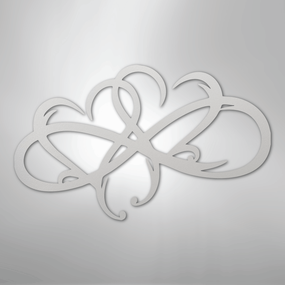 New Infinity Hearts - Steel Sign