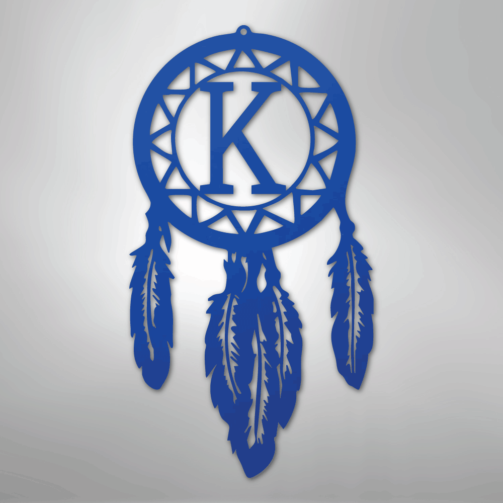 Dream Catcher Monogram - Steel Sign