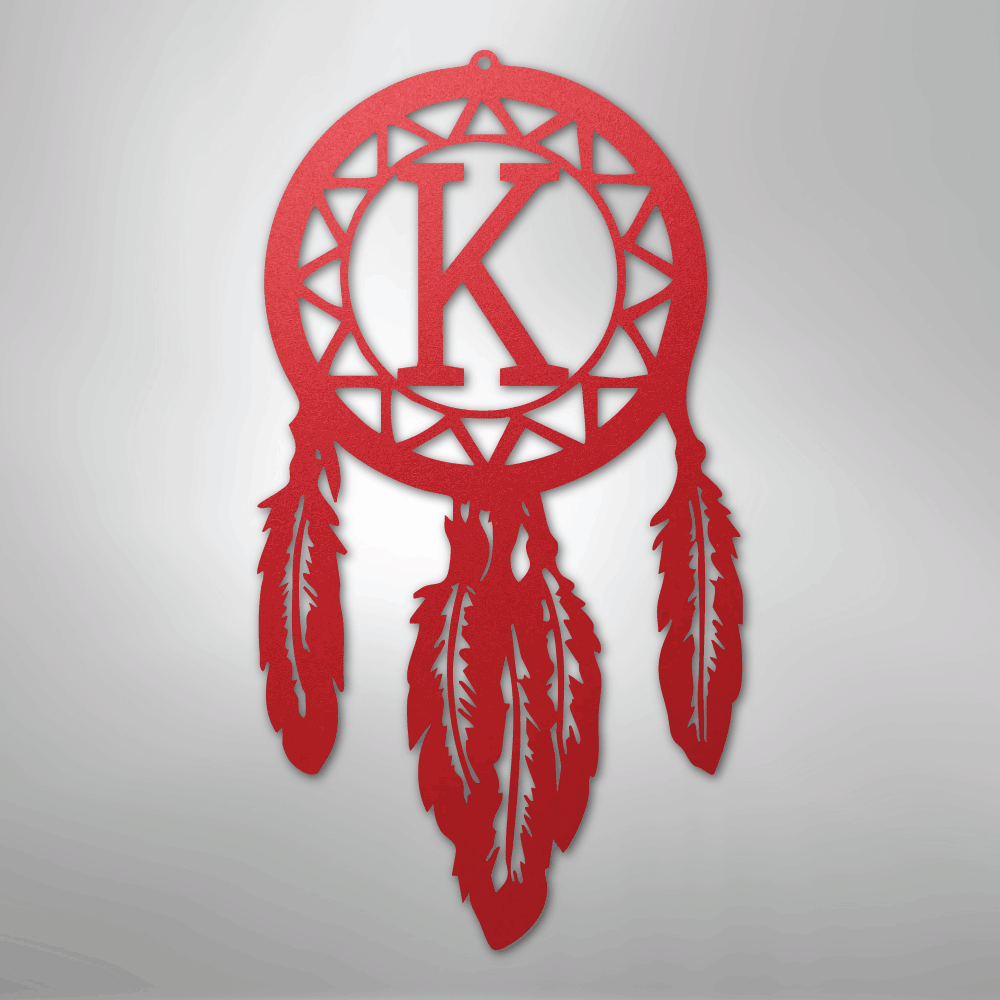 Dream Catcher Monogram - Steel Sign