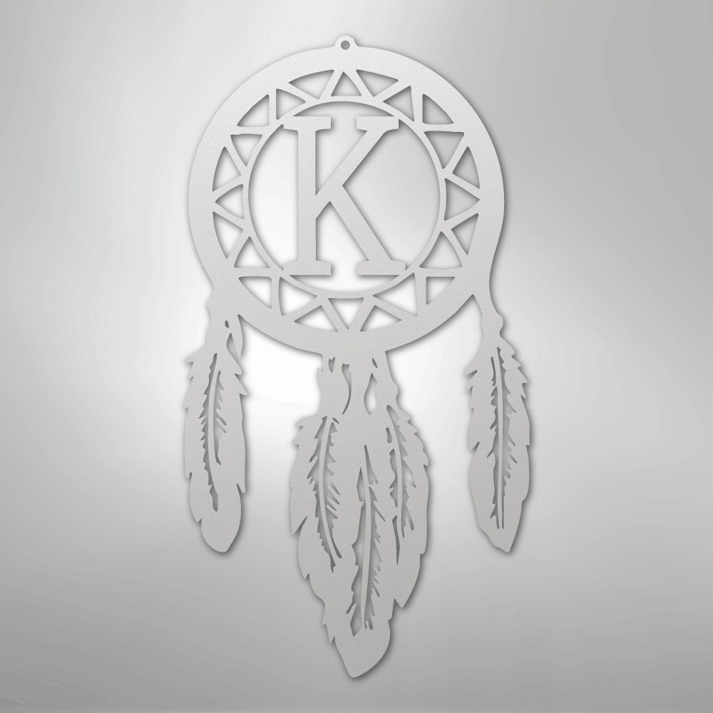 Dream Catcher Monogram - Steel Sign