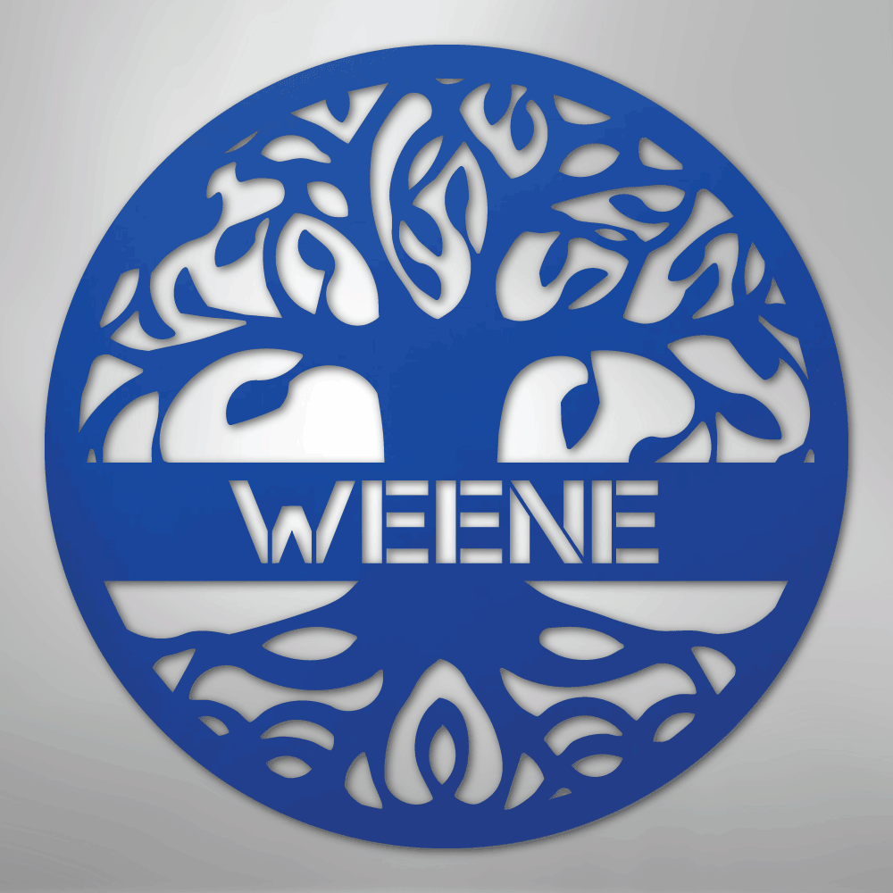 Personalized Tree of Life - Steel Sign