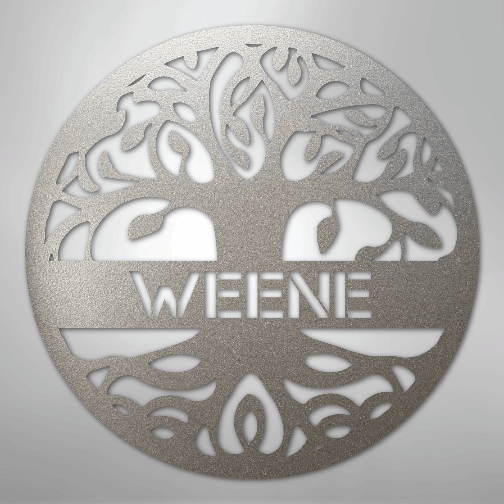 Personalized Tree of Life - Steel Sign