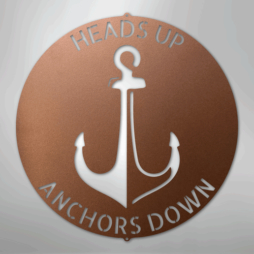 Anchor Plaque - Steel Sign